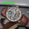 KINYUED Automatic Wristwatch Military Mechanical Torbillion Mens Gold Watches - Image 4