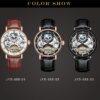 KINYUED Automatic Wristwatch Military Mechanical Torbillion Mens Gold Watches - Image 6