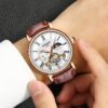 KINYUED Watches Men's High-end Mechanical Watch Automatic Self-Wind Tourbillon Wrist Watch Moon Phase - Image 6