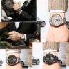 KINYUED Automatic 42mm Mens Watches Tourbillon Gold Skeleton Men Watch - Image 6