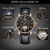 KINYUED Chronograph Flying Tourbillon Automatic Watch Men Moon Phase Mechanical Skeleton Watches - Image 5