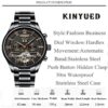 KINYUED Luxury Brand Watch Men Skeleton Automatic Stempunk Flying Tourbillon Watches - Image 2