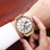KINYUED Luxury Men's Mechanical Watches Automatic Tourbillon Wristwatch Moon Phase Watch - Image 5