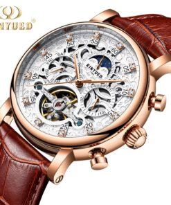 KINYUED Official Store – Kinyued Men Automatic Mechanical Watch 