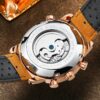 KINYUED Mens Top Brand Mechanical Watches Luxury Perpetual Tourbillon Automatic Watch - Image 4