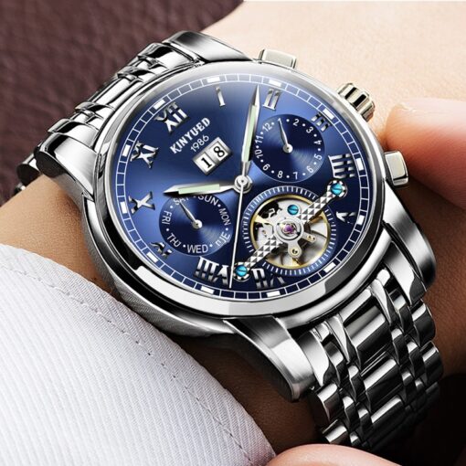KINYUED Mens Watches Top Brand Luxury Automatic Mechanical Watch - Image 5