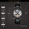KINYUED Multiple Time Zone Mens Watches Automatic Mechanical Watch - Image 4