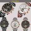 KINYUED Skeleton Automatic Watch Men Waterproof Flying Tourbillon Mechanical Watches - Image 3