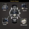 KINYUED Top Brand Luxury Mens Watches Tourbillon Skeleton Watch - Image 4