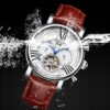 KINYUED Top Brand Skeleton Watch Automatic Men Mechanical Tourbillon Watches - Image 5