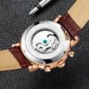KINYUED Top Brand Skeleton Watch Automatic Men Mechanical Tourbillon Watches - Image 6