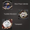 KINYUED Tourbillon Automatic Watch Men Waterproof Luxury Army Military Mechanical Skeleton Wrist Watch - Image 5
