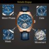 KINYUED Mens Watches Top Brand Luxruy Automatic Watch - Image 4