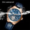 KINYUED Mens Watches Top Brand Luxruy Automatic Watch - Image 5